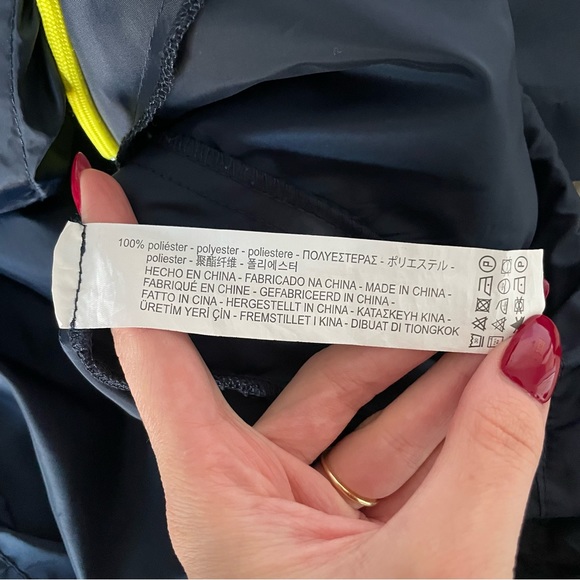 Zara navy blue cropped windbreaker jacket - Picture 5 of 7